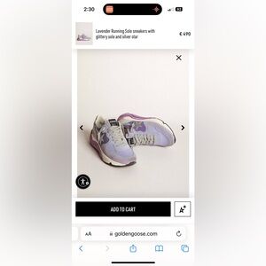 Size 41 Purple golden goose’s